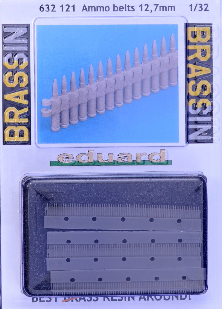 BRASSIN 1/32 Ammo belts 12,7 mm