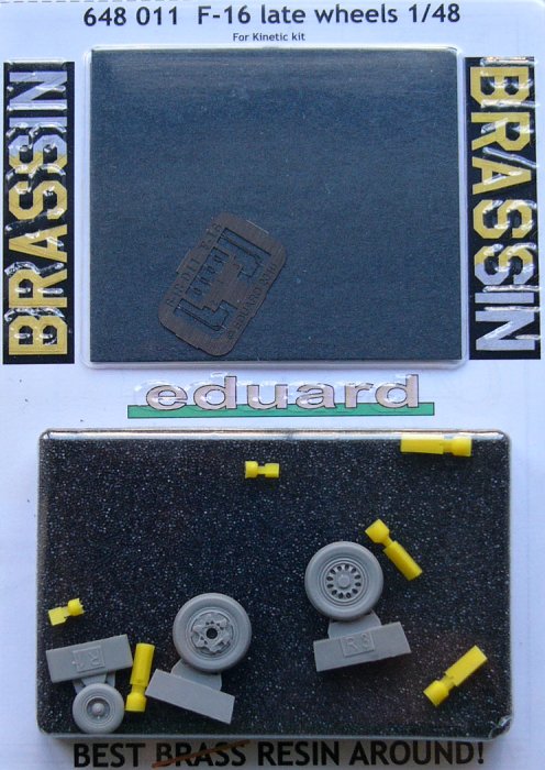 BRASSIN 1/48 F-16 late wheels (KIN)