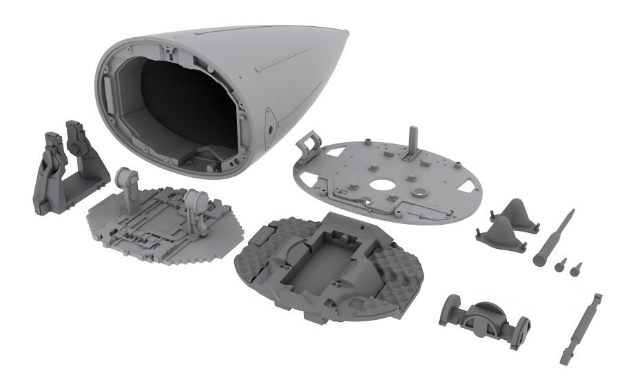 BRASSIN 1/48 F-16 radar late (TAM)