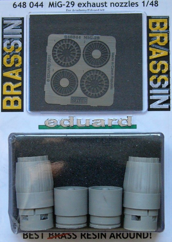 BRASSIN 1/48 MiG-29 exhaust nozzles (ACAD/EDU)