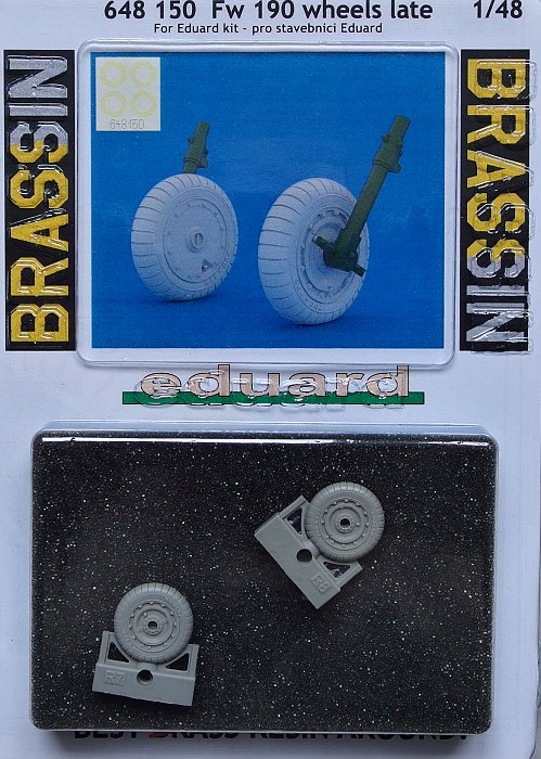 BRASSIN 1/48 Fw 190 wheels late (EDUARD)