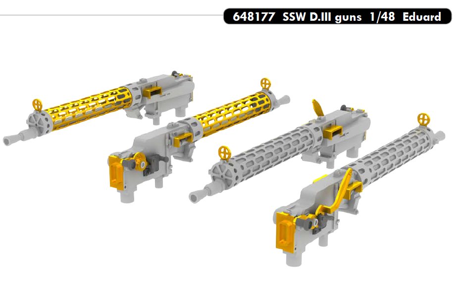 BRASSIN 1/48 SSW D.III guns (EDU)