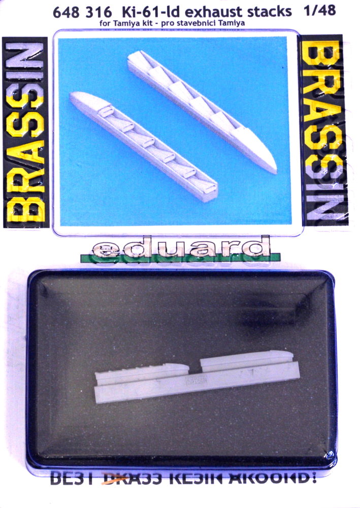 BRASSIN 1/48 Ki-61-Id exhaust stacks (TAM)