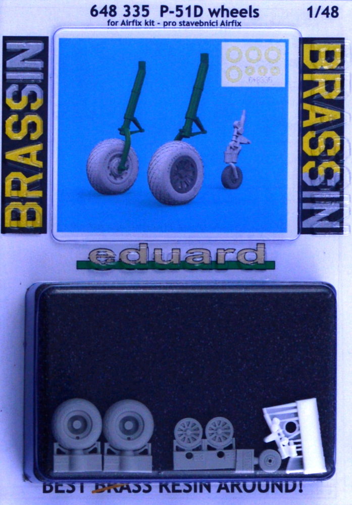 BRASSIN 1/48 P-51D wheels (AIRF)