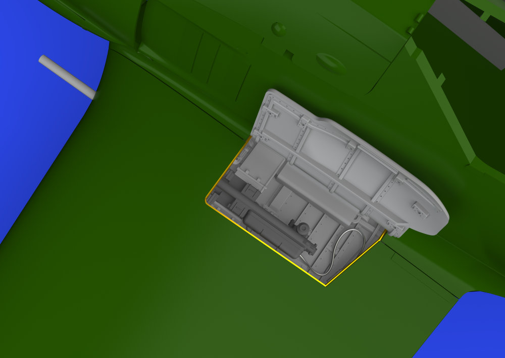 BRASSIN 1/48 Fw 190A wingroot gun bays (EDU)