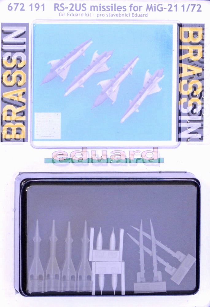 BRASSIN 1/72 RS-2US missiles for MiG-21 (EDU)