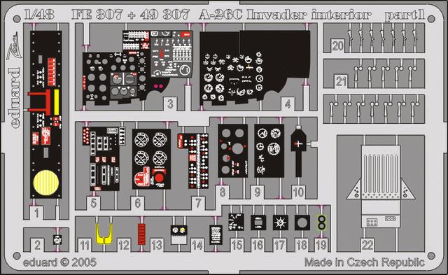 1/48 A-26C Invader interior   (REV/MONO)