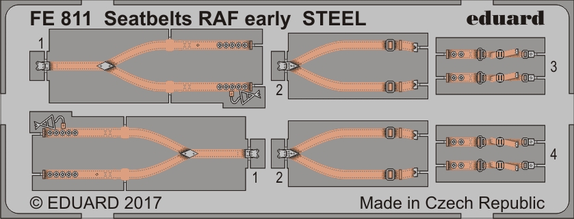 1/48 Seatbelts RAF early STEEL