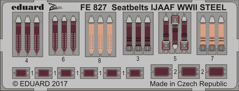 1/48 Seatbelts IJAAF WWII STEEL