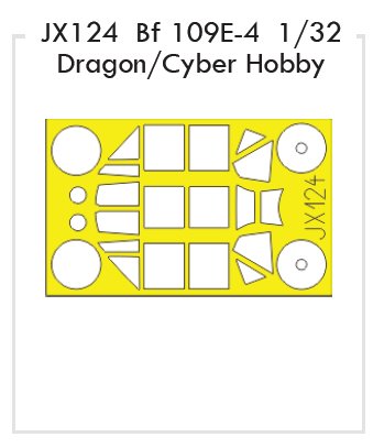 Mask 1/32 Bf 109E-4   (DRAG/CYBERH)