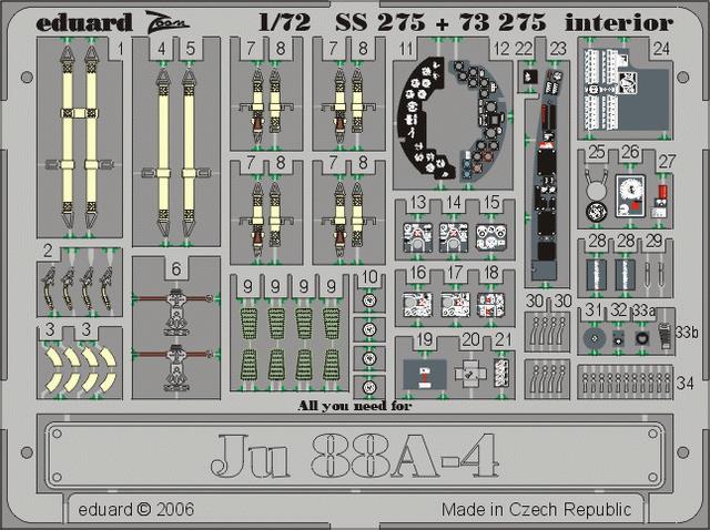 1/72 Ju 88A-4 interior  (HAS)