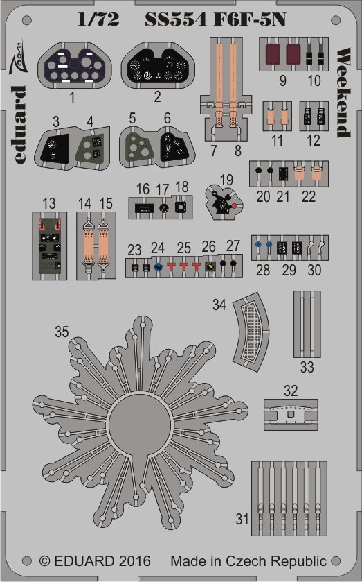 1/72 F6F-5N  Weekend (EDU)