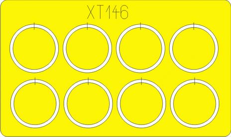 Mask 1/35 Bofors 40mm AA gun wheels (ITAL)