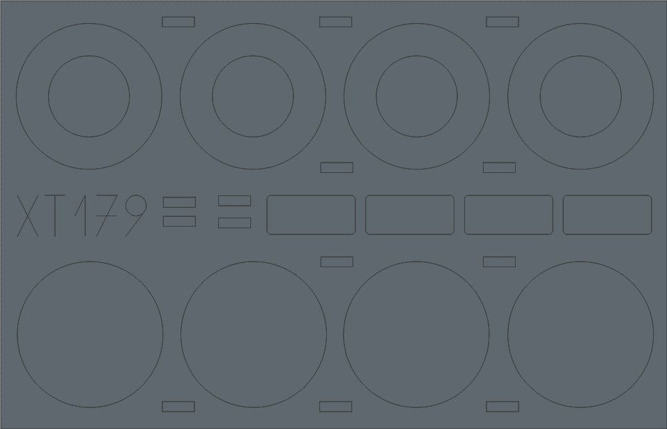 Mask 1/35 Staghound wheels   (BRONCO)