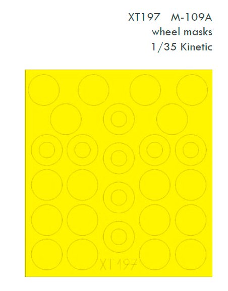 Mask 1/35 M-109A wheels (KIN)