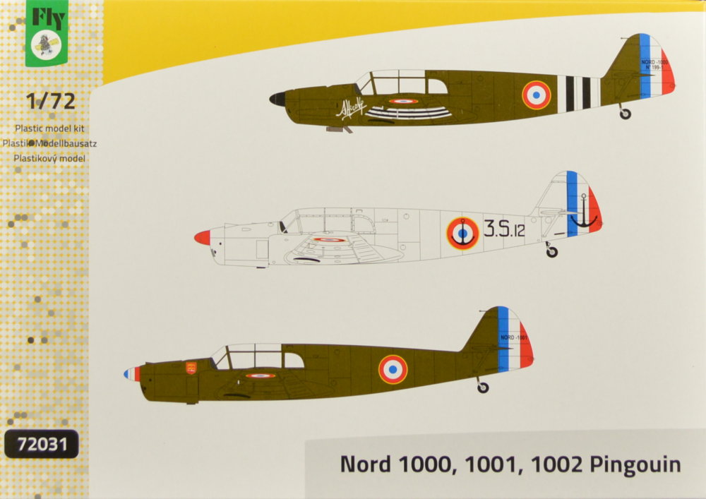 1/72 Nord 1000/1001/1002 Pinouin (3x camo)