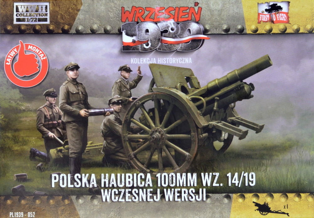 1/72 Polish Howitzer 100 mm wz.14/19 Early