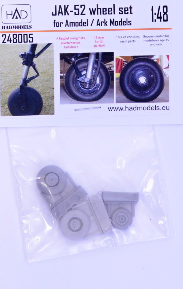 1/48 JAK-52 wheel set (A-MODEL/ARK)