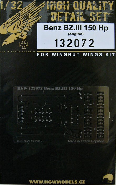 1/32 Benz BZ.III 150 Hp Detail set (WNW)