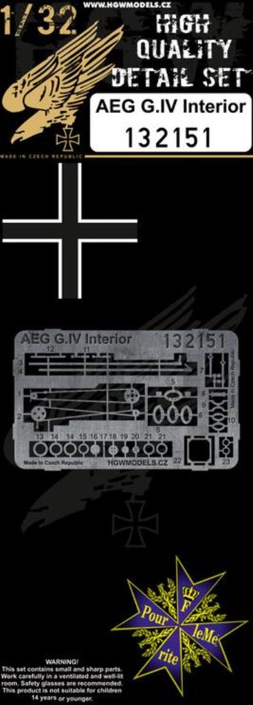 1/32 AEG G.IV - interior PE set (WNW)