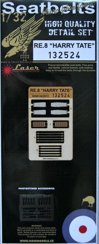 1/32 Seatbelts RE.8 'Harry Tate' (laser)