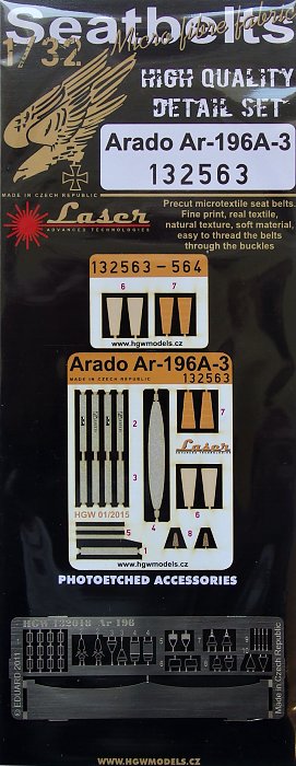 1/32 Seatbelts Arado Ar-196A-3 (laser)