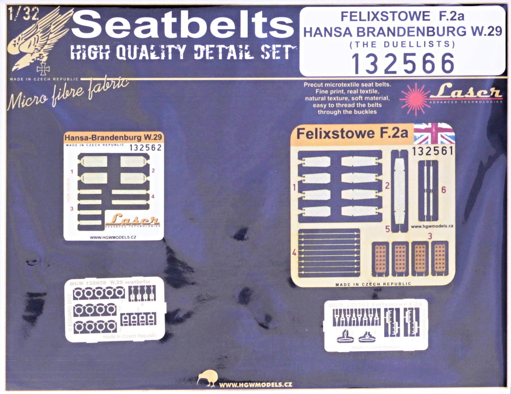 1/32 Seatbelts Felixstowe F.2a + Hansa Brand. W.29