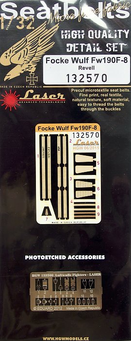 1/32 Seatbelts Fw 190F-8 (REV) laser