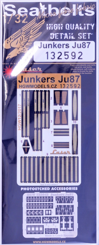 1/32 Seatbelts Junkers Ju 87 Stuka (laser)