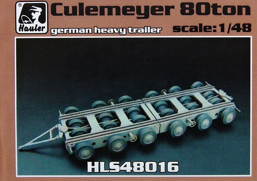 1/48 Culemeyer 80ton Germany Heavy Trailer