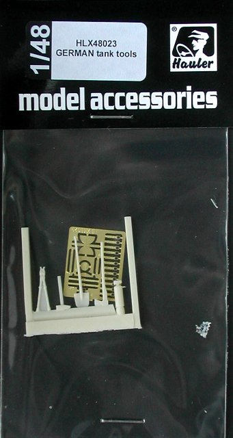 1/48 German tank tools (resin/etched set)