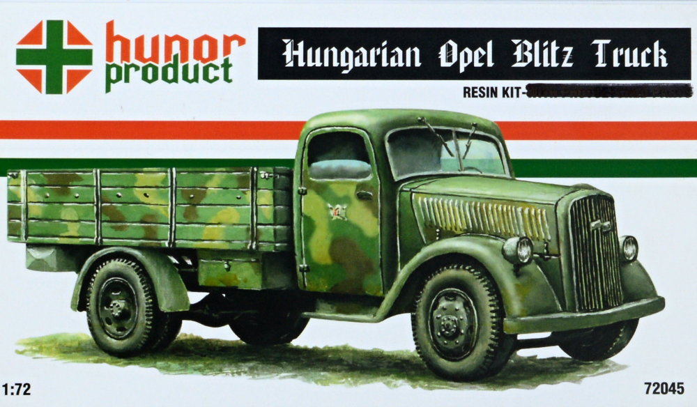 1/72 Hungarian Opel Blitz Truck (resin kit)