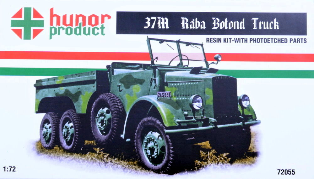 1/72 37M Raba Botond Truck (resin kit & PE parts)