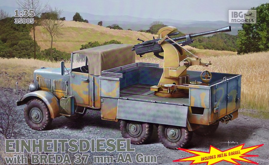 1/35 EINHEITSDIESEL with 3,7 cm Breda