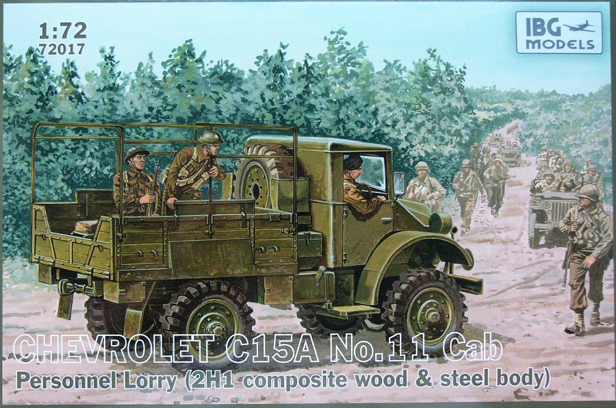 1/72 Chevrolet C15A No.11 Cab Personnel Lorry