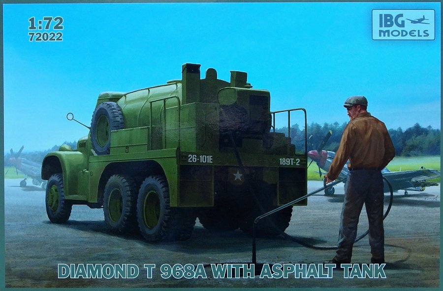 1/72 Diamond T 968A with Asphalt Tank