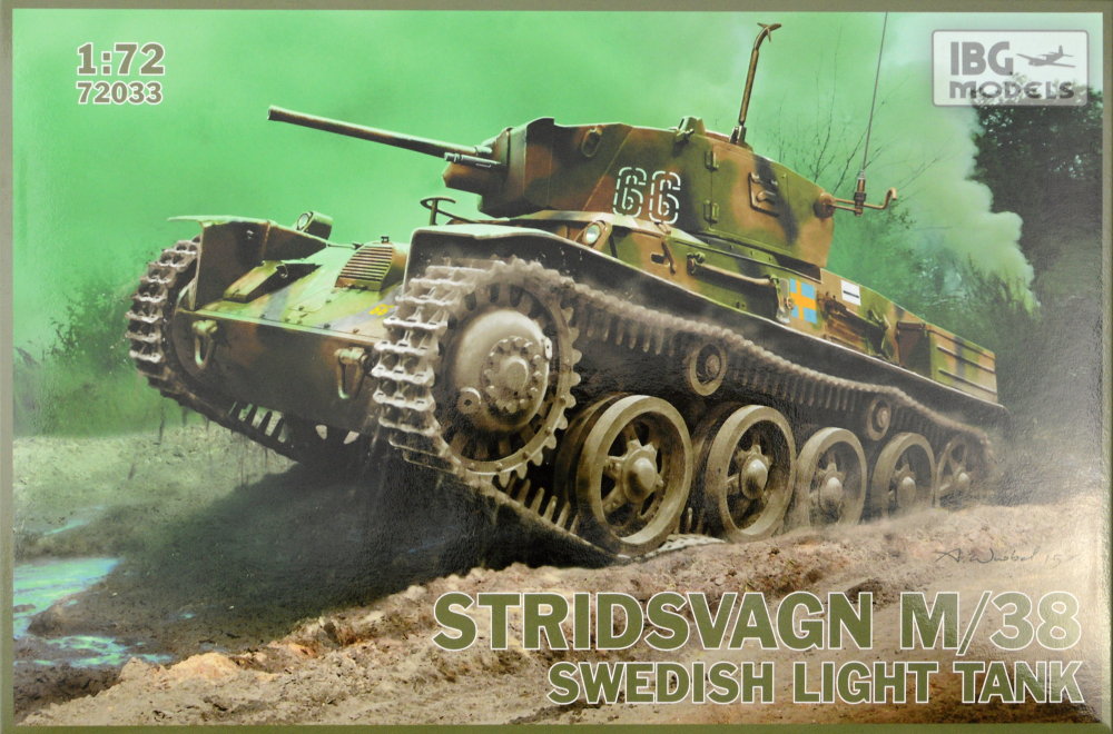 1/72 STRIDSVAGN M/38 - Swedish Light Tank