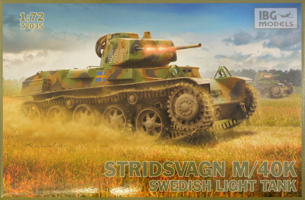 1/72 STRIDSVAGN M/40K - Swedish Light Tank