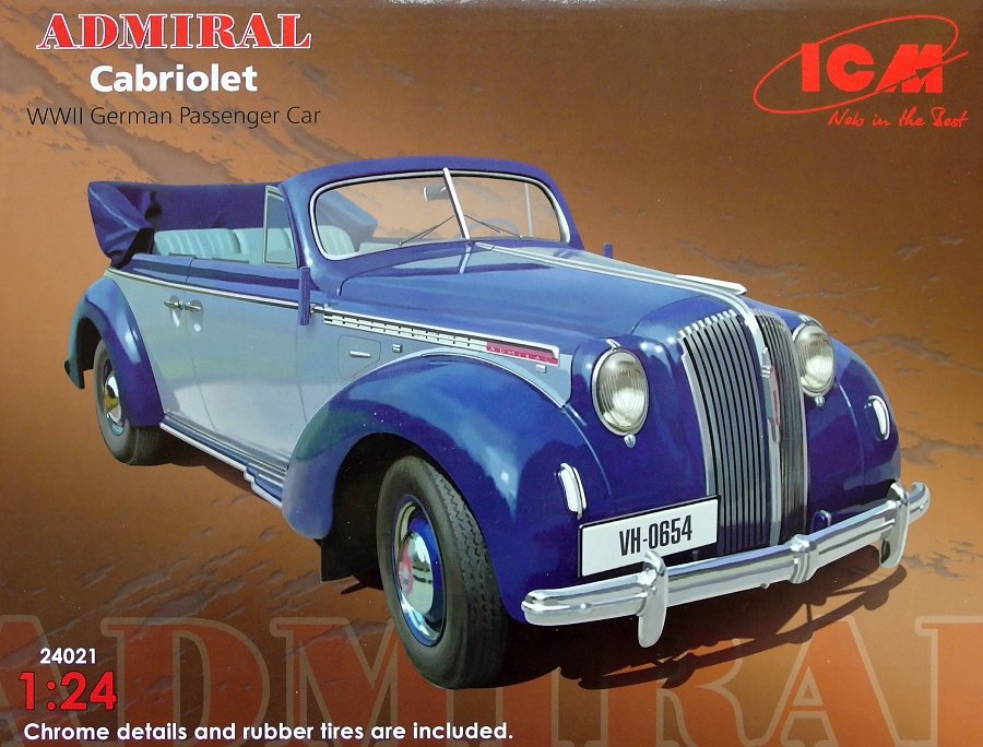 1/24 ADMIRAL Cabriolet (German Passenger Car)