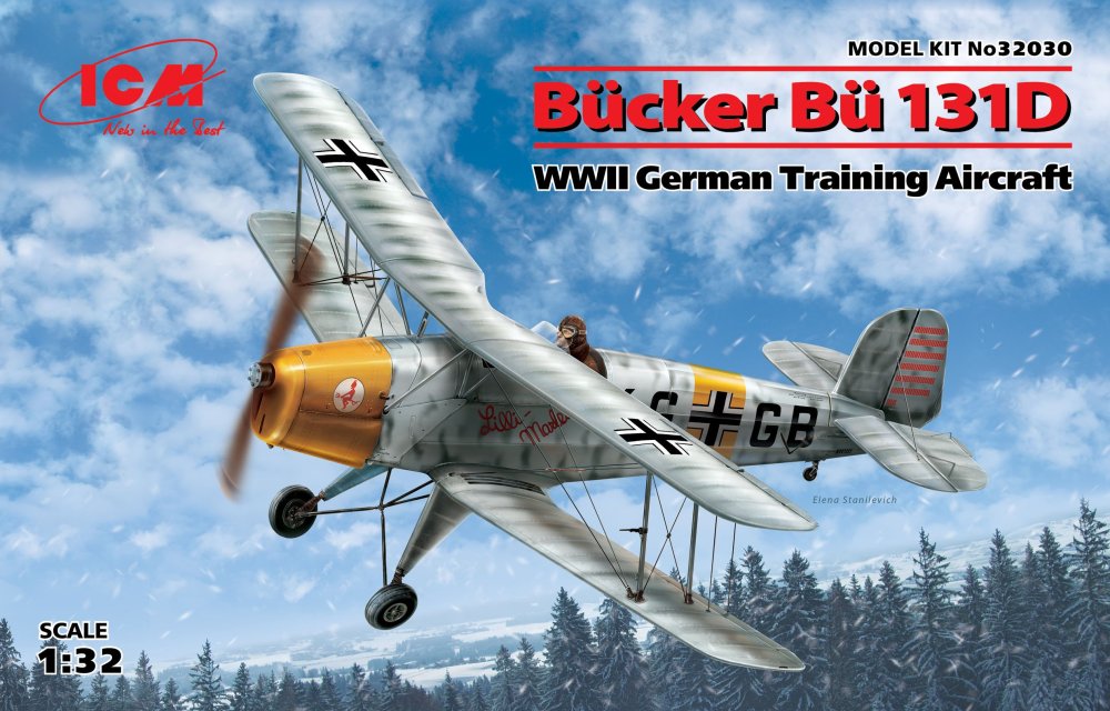 1/32 Bücker Bü 131D German WWII Training Aircraft