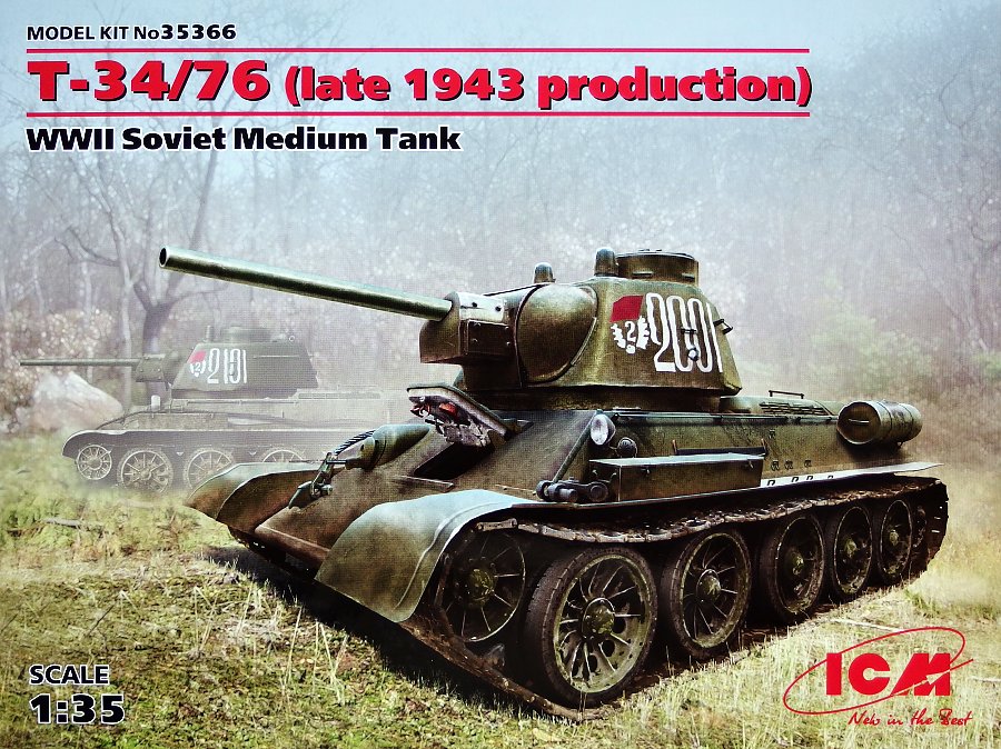 1/35 T-34/76 (late 1943) Soviet Medium Tank WWII