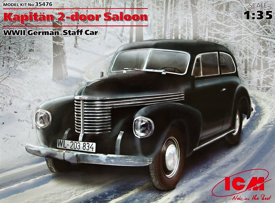 1/35 Kapitan 2-door Saloon German Staff Car WWII