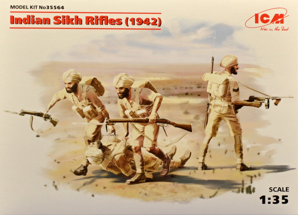 1/35 Indian Sikh Rifles - 1942 (4 fig.)