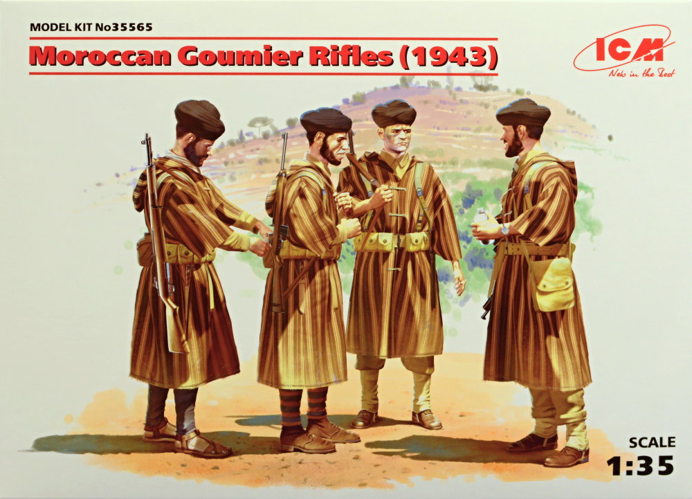 1/35 Moroccan Goumier Rifles - 1943 (4 fig.)