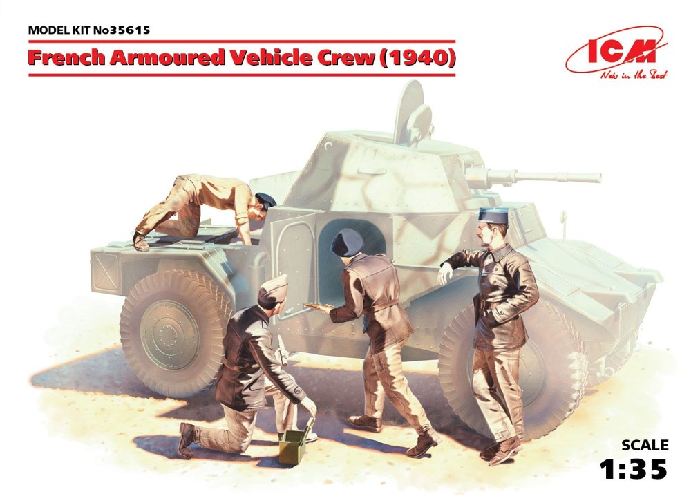 1/35 French Armoured Vehicle Crew 1940 (4 fig.)