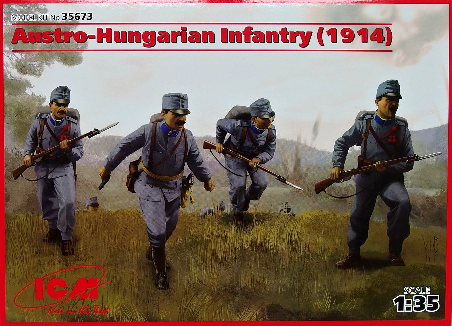 1/35 Austro-Hungarian Infantry, 1914 (4 fig.)