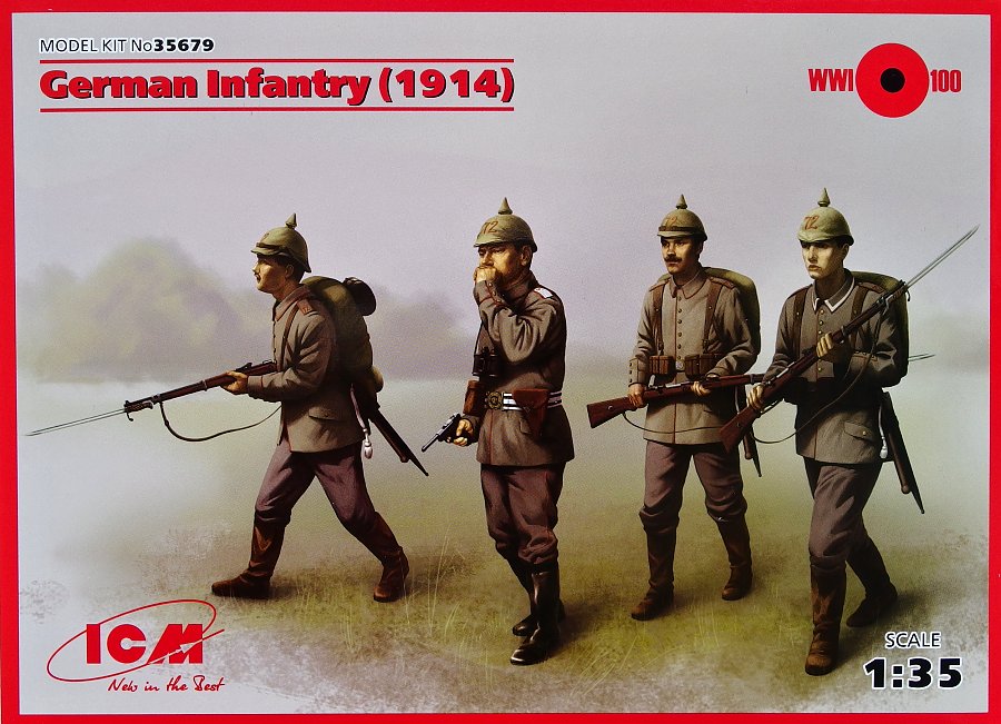 1/35 German Infantry 1914 (4 fig.)