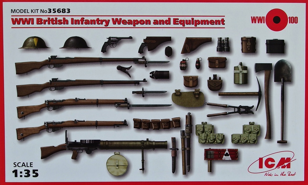 1/35 British Infantry WWI - Weapon and Equipment