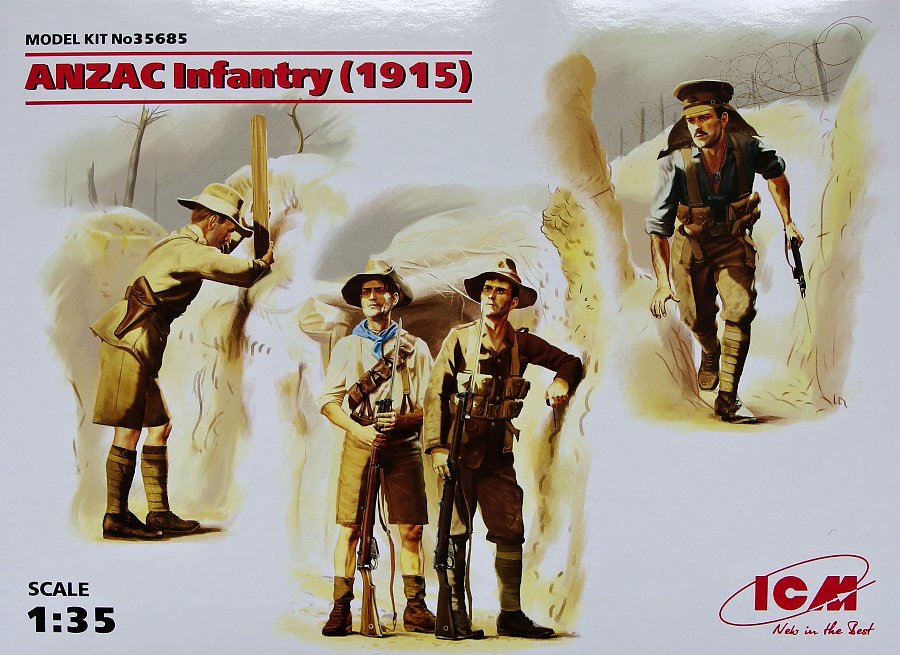 1/35 ANZAC Infantry 1915 (4 fig.)