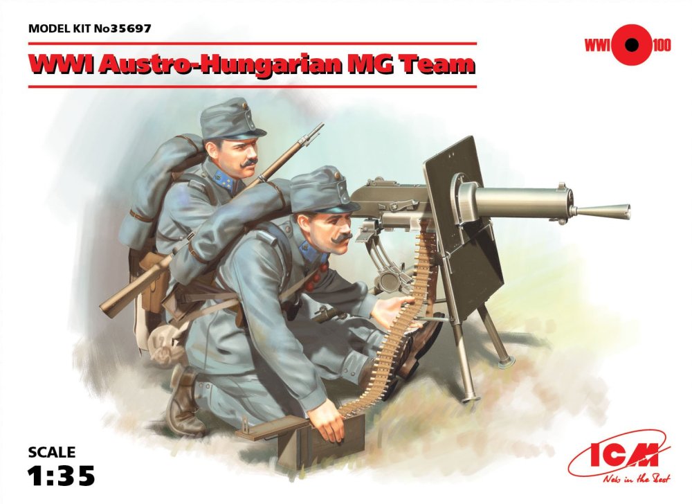 1/35 Austro-Hungarian MG Team WWI (2 fig.)